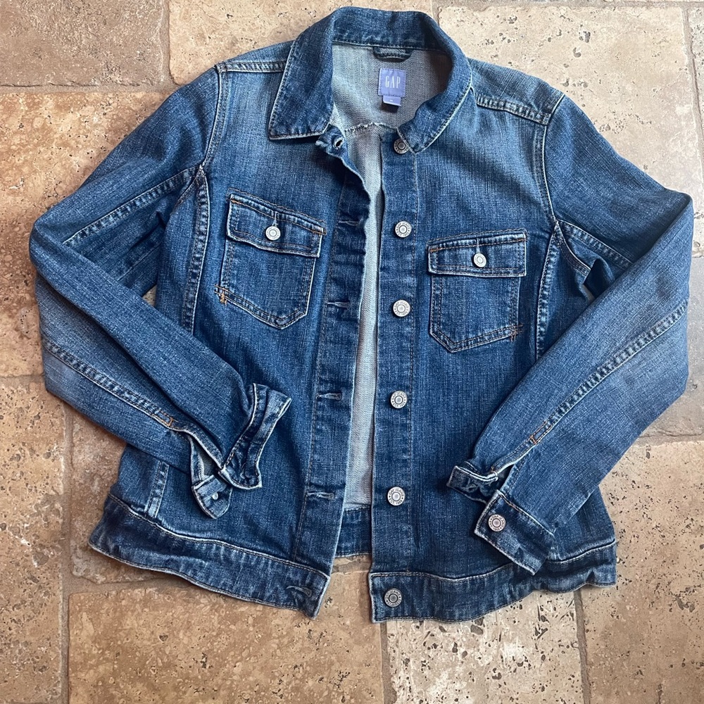 Vintage Gap maternity jean jacket